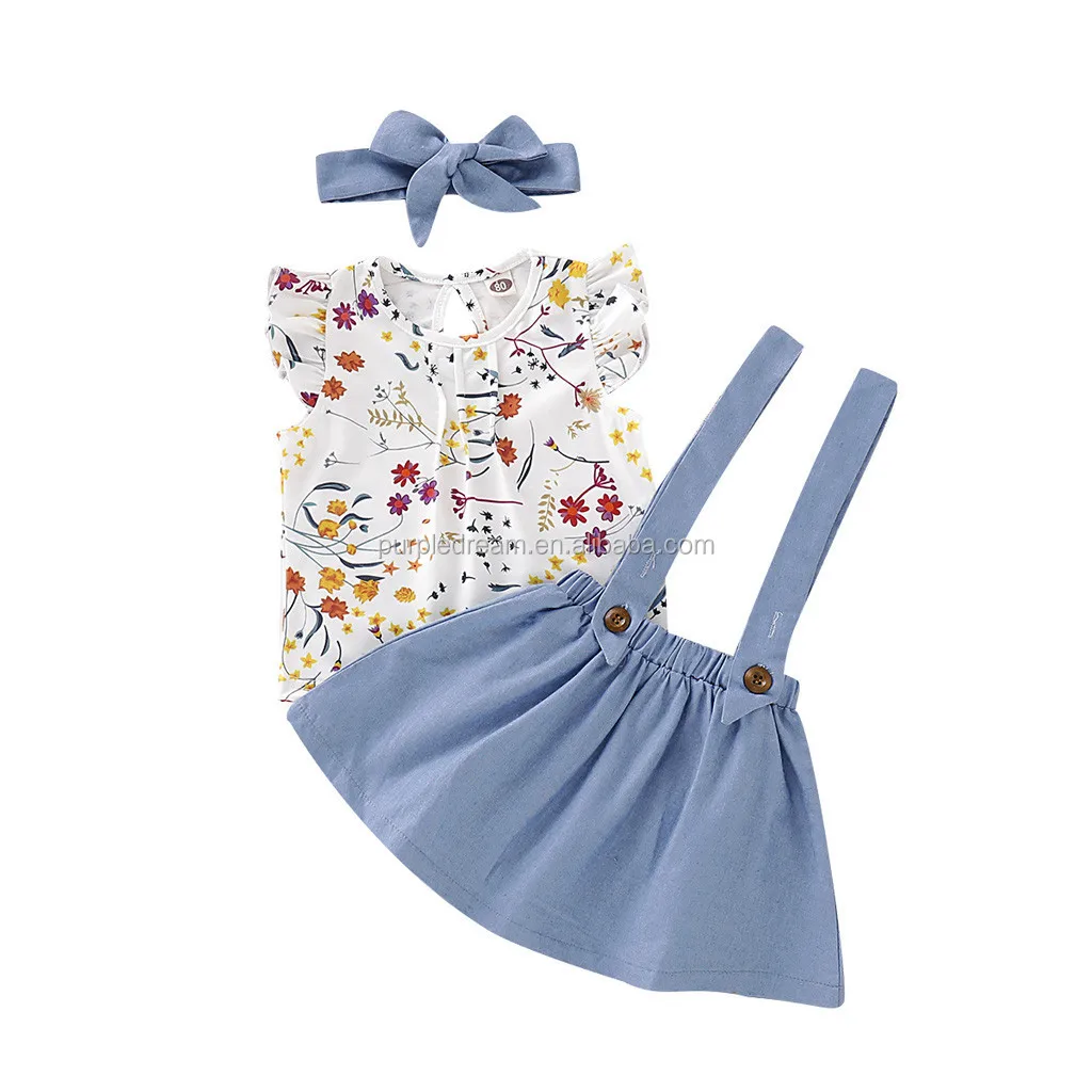 Fashion Girl 3 Pieces Clothing Set Floral Baby Clothes Unique Suspender Outfits Set, As picture
Fashion Girl 3 Pieces Clothing Set Floral Baby Clothes Unique Suspender Outfits Set, As picture