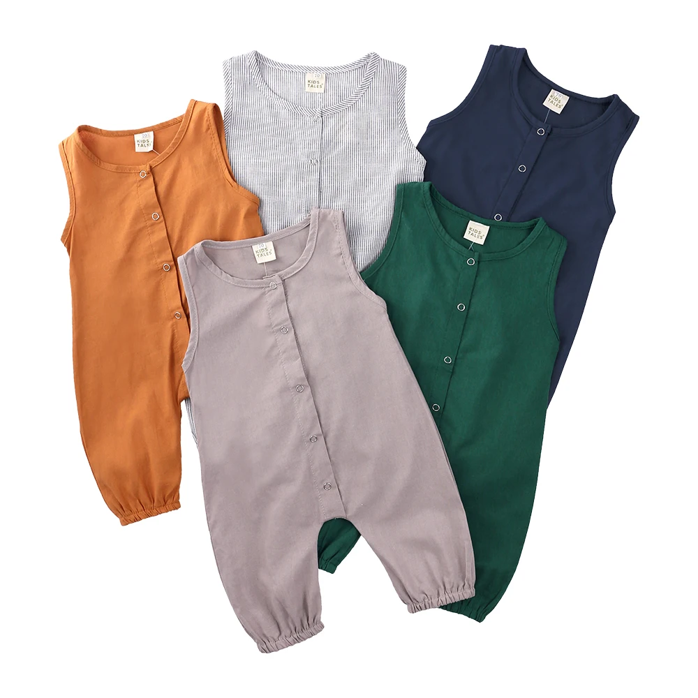 Wholesale Summer Newborn Casual Solid Color Jumpsuit Knitted Pit Pattern Cotton Infant Baby Rompers, As picture
Wholesale Summer Newborn Casual Solid Color Jumpsuit Knitted Pit Pattern Cotton Infant Baby Rompers, As picture