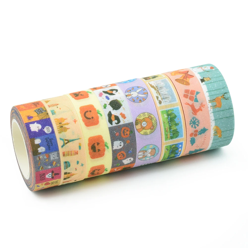 Custom CMYK Gold Foil Printed Washi Circular Sticker Party for Christmas Home Decoration Acrylic OEM Washi Paper Cartoon Sticker
Custom CMYK Gold Foil Printed Washi Circular Sticker Party for Christmas Home Decoration Acrylic OEM Washi Paper Cartoon Sticker