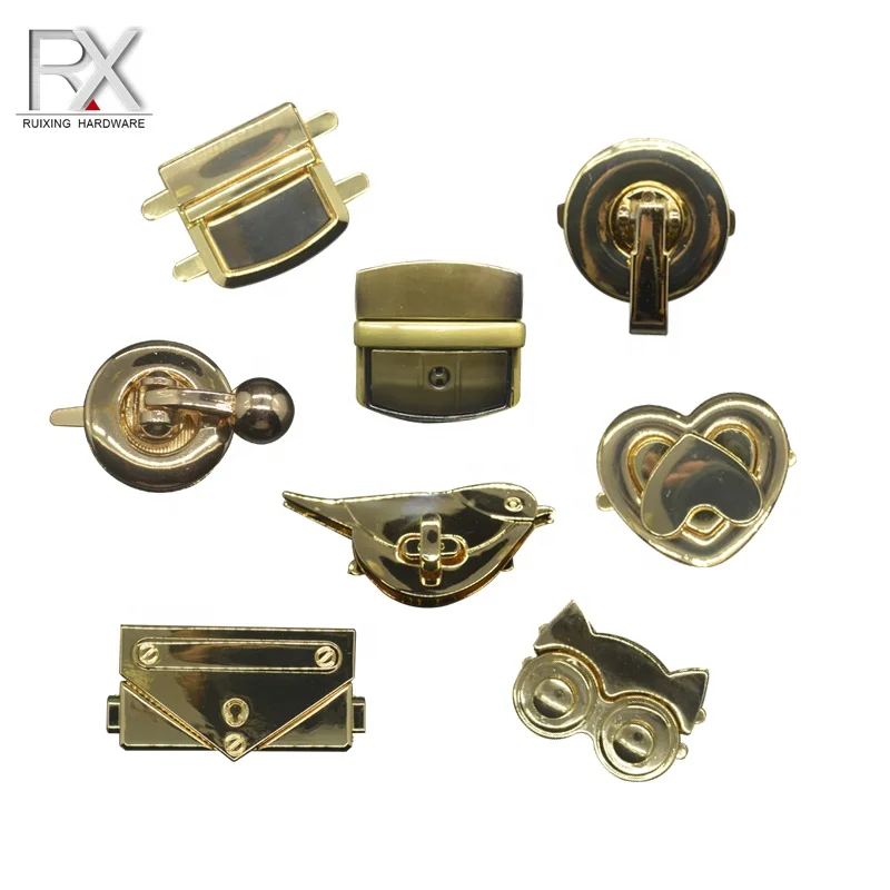 custom all kinds of zinc alloy turn lock metal accessories decoration bag lock twist lock bag buckle clasps for handbag closure
custom all kinds of zinc alloy turn lock metal accessories decoration bag lock twist lock bag buckle clasps for handbag closure