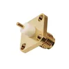 SMA female / socket / jack connector panel mount with two holes high quality