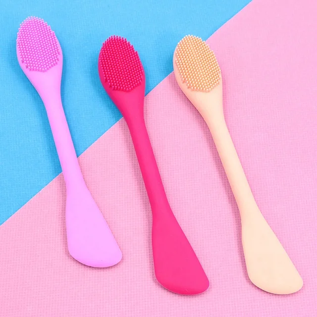 Multifunction Double Sided Face Cleaning Exfoliating Brush DIY Skin Care Silicone Face Masks Spatula Brush, As pictures
Multifunction Double Sided Face Cleaning Exfoliating Brush DIY Skin Care Silicone Face Masks Spatula Brush, As pictures