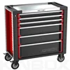 Kinbox 35 In. 6 Wide Drawer Trolley Cabinet For Maintenance, Repair & Operating