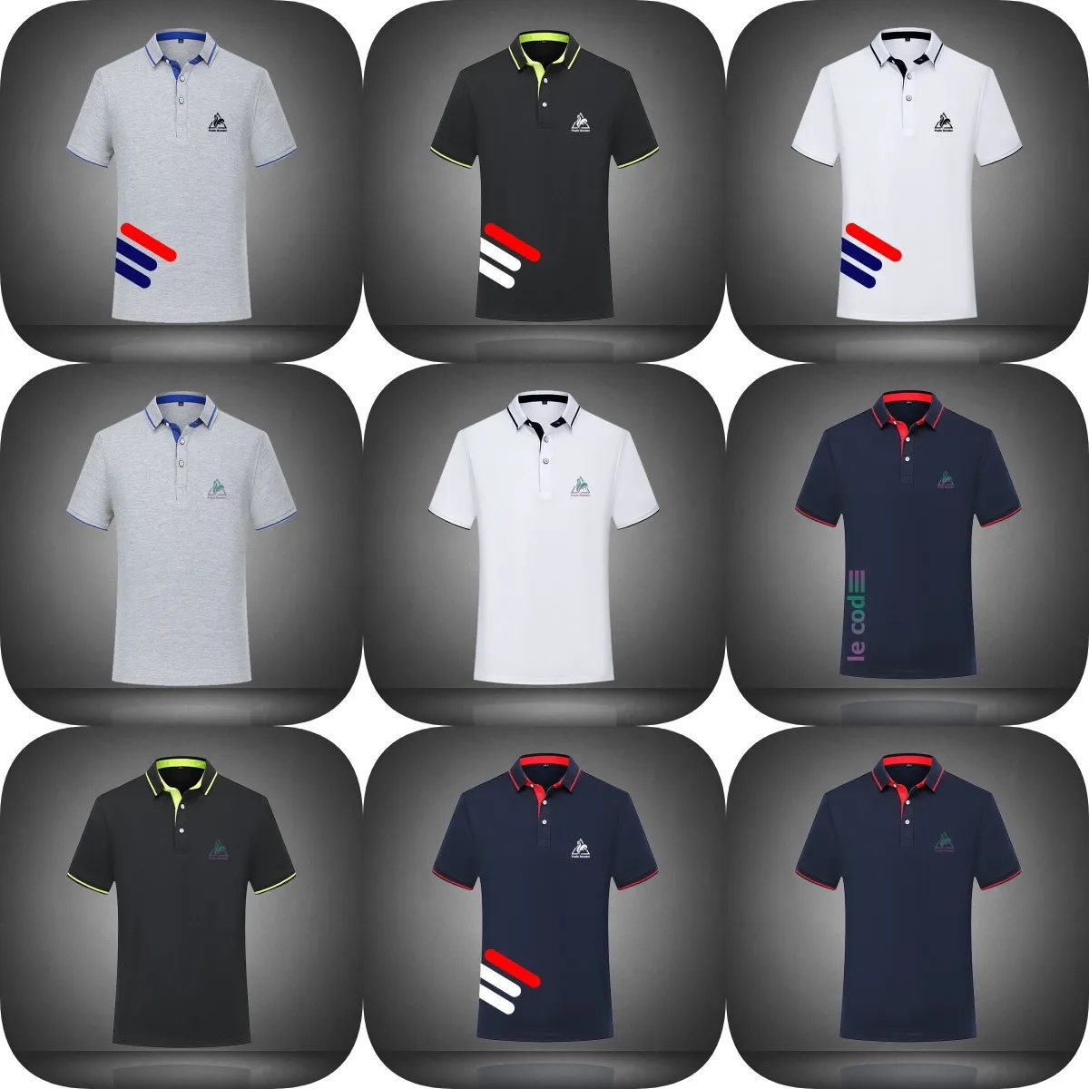 Men's Polo T-shirt polyester Summer Breathable Quick drying Men's Short sleeve T-shirt Printed men's Polo T-shirt
Men's Polo T-shirt polyester Summer Breathable Quick drying Men's Short sleeve T-shirt Printed men's Polo T-shirt