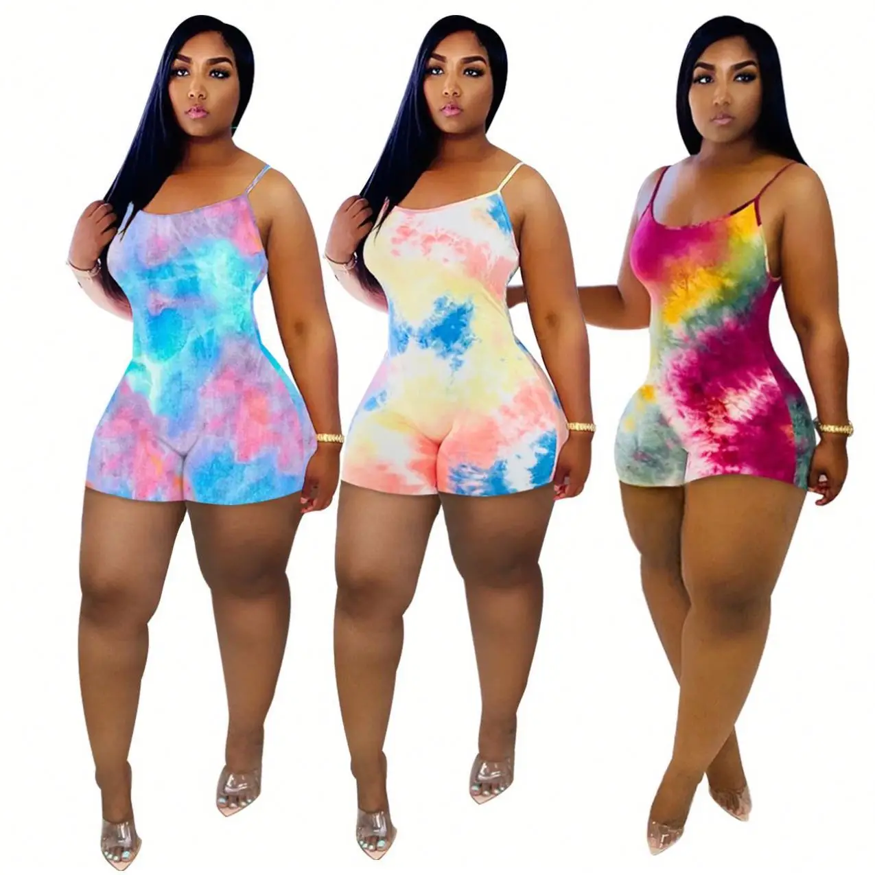 VOOGUE Jumpsuit Sexy Women's Printed Tights Shorts Summer New Sexy Sleeveless Short One-piece Gradient Vest Jumpsuit
VOOGUE Jumpsuit Sexy Women's Printed Tights Shorts Summer New Sexy Sleeveless Short One-piece Gradient Vest Jumpsuit