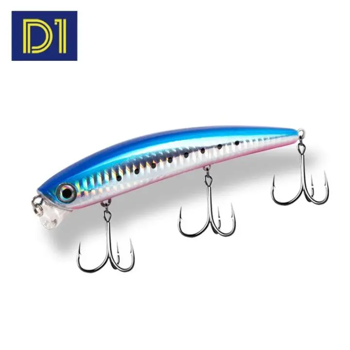 

minnow fishing lure floating artificial hard bait bass wobblers lures crankbait pike treble hooks tackle minnow floating, 6 colors