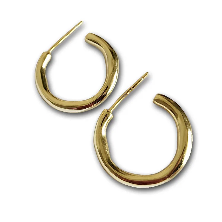 2020 New 925 Sterling Silver Women Irregular Jewelry Simple Geometric Gold Plated Hoop Earrings
2020 New 925 Sterling Silver Women Irregular Jewelry Simple Geometric Gold Plated Hoop Earrings