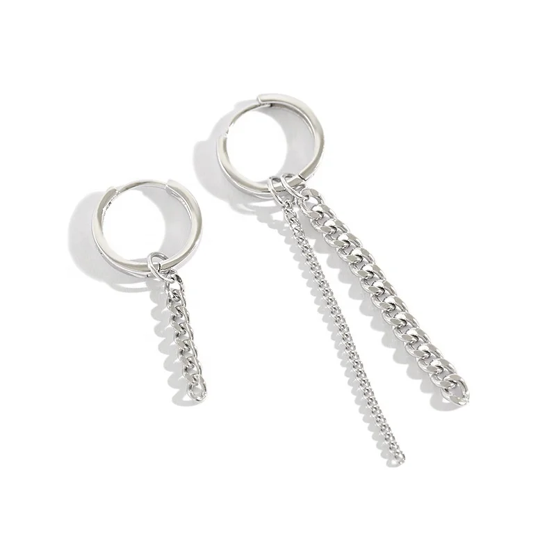 Hot Sale 2020 Korea Fashion Asymmetric Chain Earrings Silver Plated Chain Pendant Earrings 925 Sterling Silver Earrings
Hot Sale 2020 Korea Fashion Asymmetric Chain Earrings Silver Plated Chain Pendant Earrings 925 Sterling Silver Earrings