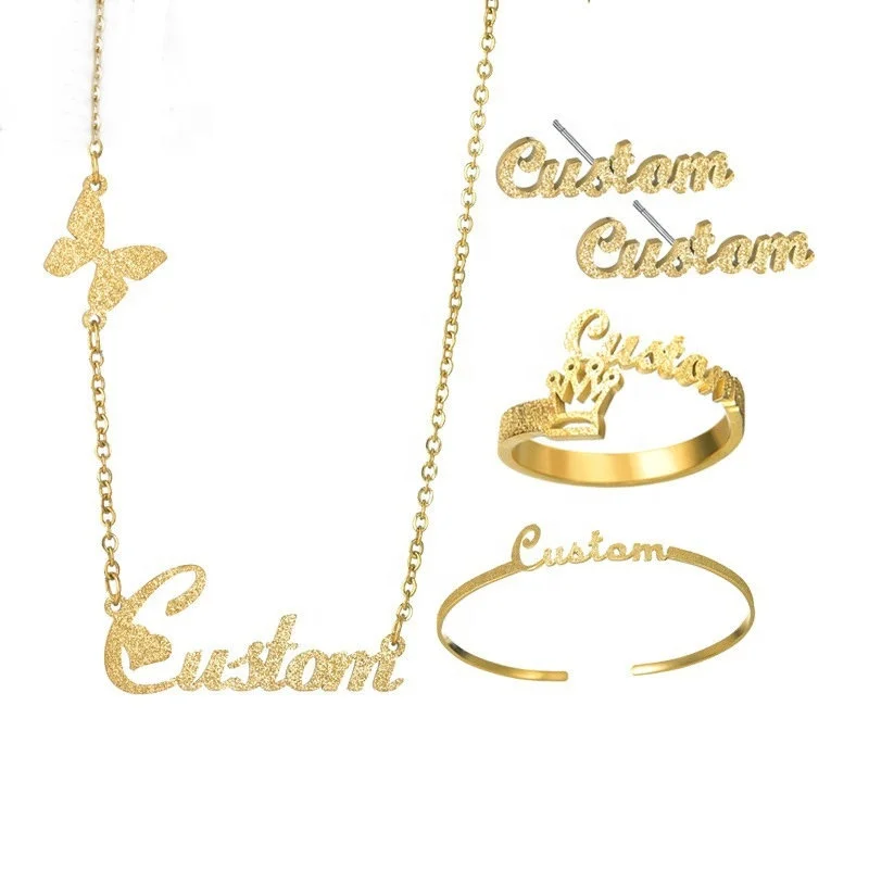 Best Selling polished Customized DIY Name Letter Pendant Necklace Personalized Stainless Steel Letter bracelet earring jewelry
Best Selling polished Customized DIY Name Letter Pendant Necklace Personalized Stainless Steel Letter bracelet earring jewelry