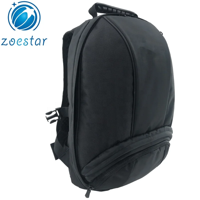 Durable Helmet Holder Bag with Cover Motorcycle Gear Backpack with Laptop Compartment
