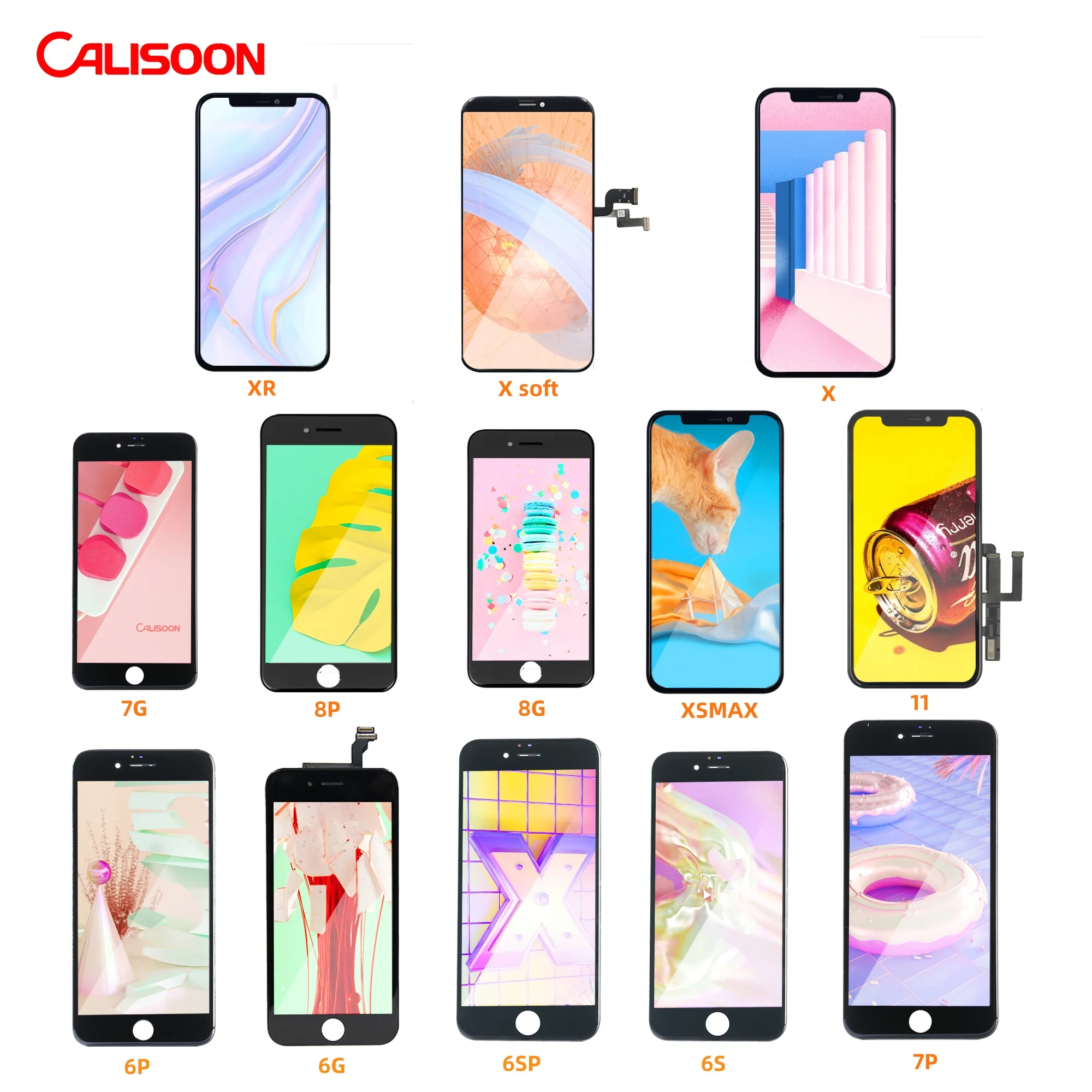 CALISOON lcd for iphone 8 x 10 11 12 original for iphone 8 screen lcd display for iphone 8 lcd replacement, White, black
CALISOON lcd for iphone 8 x 10 11 12 original for iphone 8 screen lcd display for iphone 8 lcd replacement, White, black