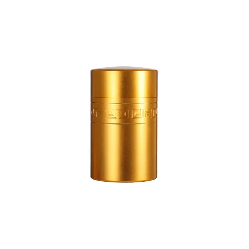 Jiju New Arrival Wholesale Custom Portable Round Can Medicine Box Aluminum Alloy Metal Herb Container
Jiju New Arrival Wholesale Custom Portable Round Can Medicine Box Aluminum Alloy Metal Herb Container