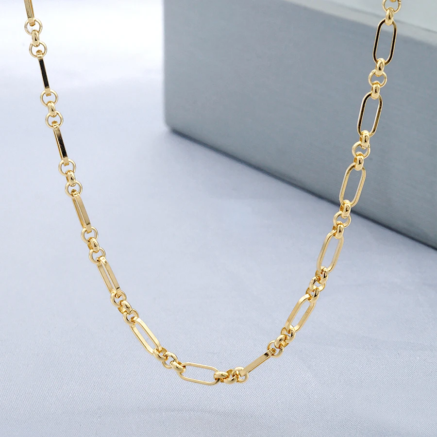 New Fashion Au750 Real Solid Gold Jewelry 18 karat Pure Yellow Gold Chain For Necklace Roll Paper Clip
New Fashion Au750 Real Solid Gold Jewelry 18 karat Pure Yellow Gold Chain For Necklace Roll Paper Clip