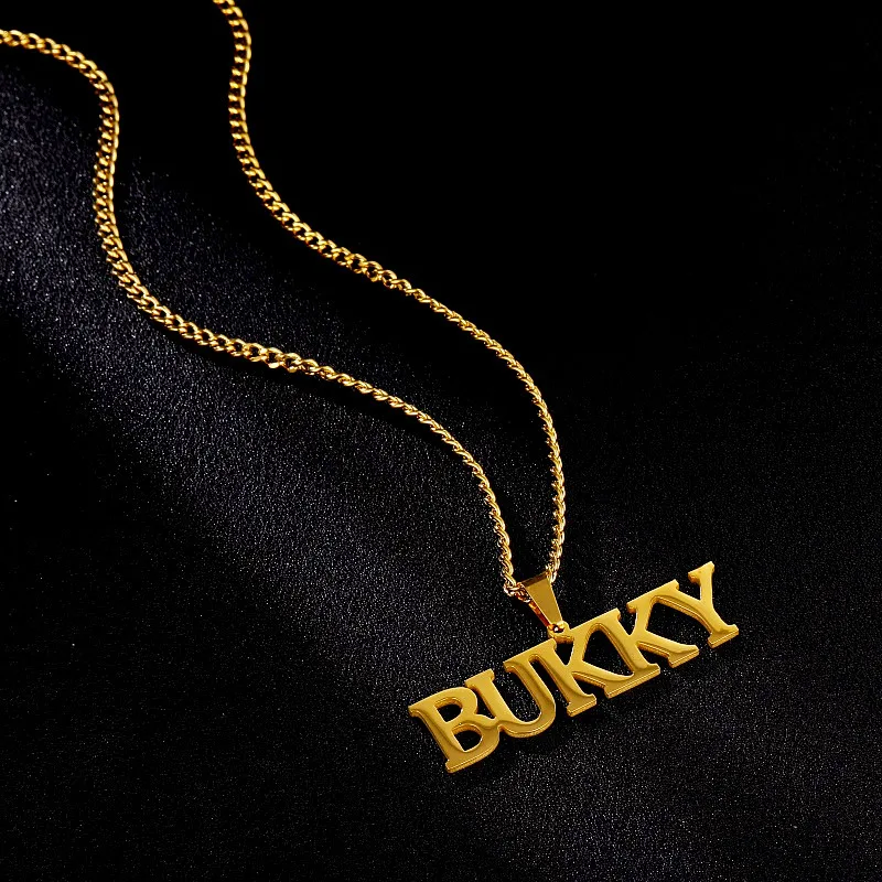 Drop Shipping Amecican Fashion Jewelry Stainless Steel DIY Name Necklace Custom Name Chain Necklace
Drop Shipping Amecican Fashion Jewelry Stainless Steel DIY Name Necklace Custom Name Chain Necklace