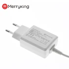 White color 220v ac to 12v dc power adapter 12V 0.5A 6w wall power charger for lamp for Korea market