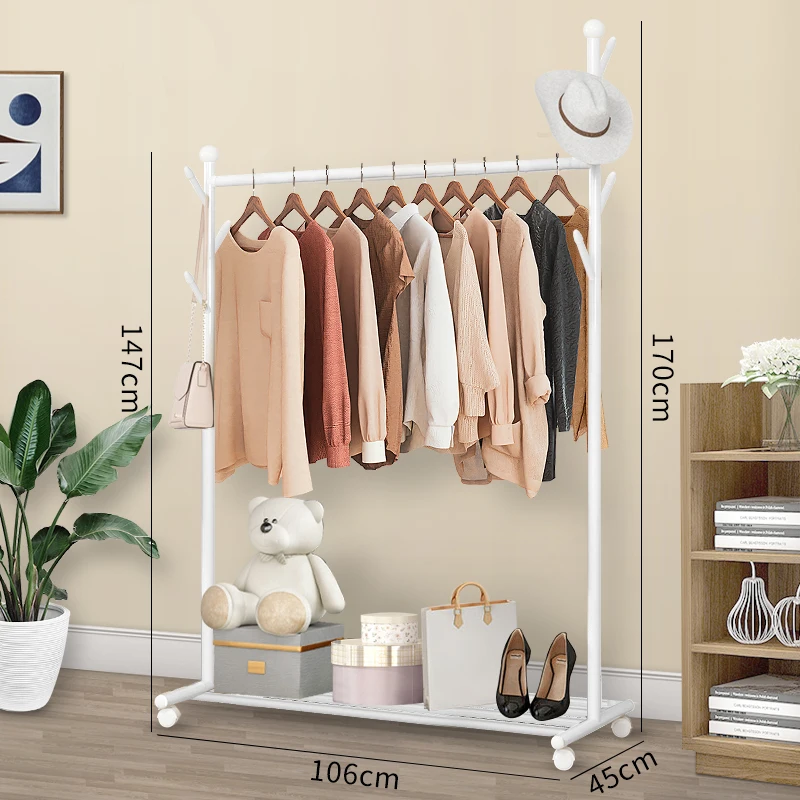 Home Furniture Bedroom Single Pole Clothing Display Stand Mall Stand Clothes Hanger Rack, Black white
Home Furniture Bedroom Single Pole Clothing Display Stand Mall Stand Clothes Hanger Rack, Black white
