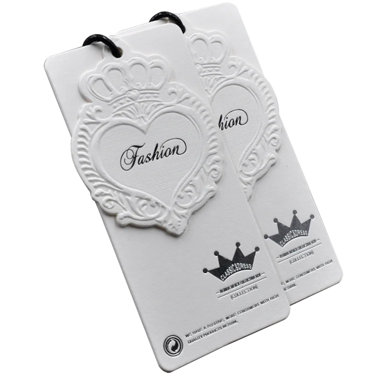 Customized Luxury White Special Paper Shirt Clothes Shoes Hang Garment Label Tags With String
Customized Luxury White Special Paper Shirt Clothes Shoes Hang Garment Label Tags With String