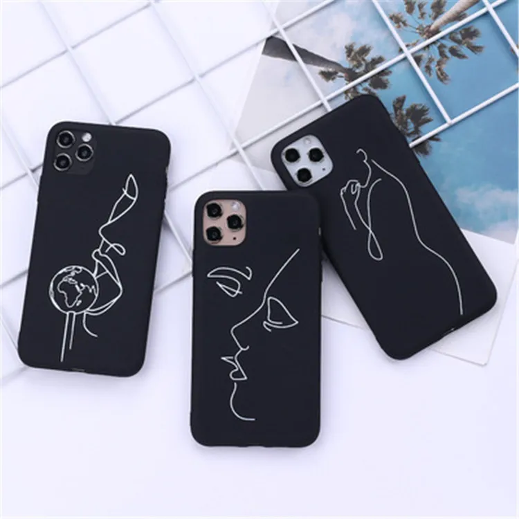 ins Couple Line Drawing Girl Silicone Phone Case For iphone 13 13Pro 12 11 Pro Max X XSMAX XR 8 7 Plus Luxury Black Matte Cover
ins Couple Line Drawing Girl Silicone Phone Case For iphone 13 13Pro 12 11 Pro Max X XSMAX XR 8 7 Plus Luxury Black Matte Cover