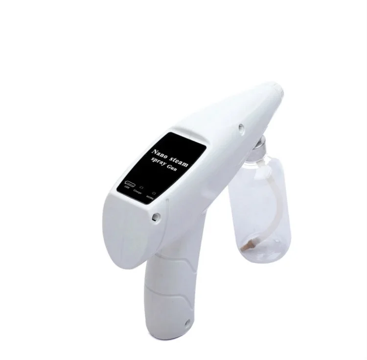 Portable sprayer nano sprayer suitable for home office garden spray gun electric atomizer rechargeable atomizer blue light nano, White
Portable sprayer nano sprayer suitable for home office garden spray gun electric atomizer rechargeable atomizer blue light nano, White
