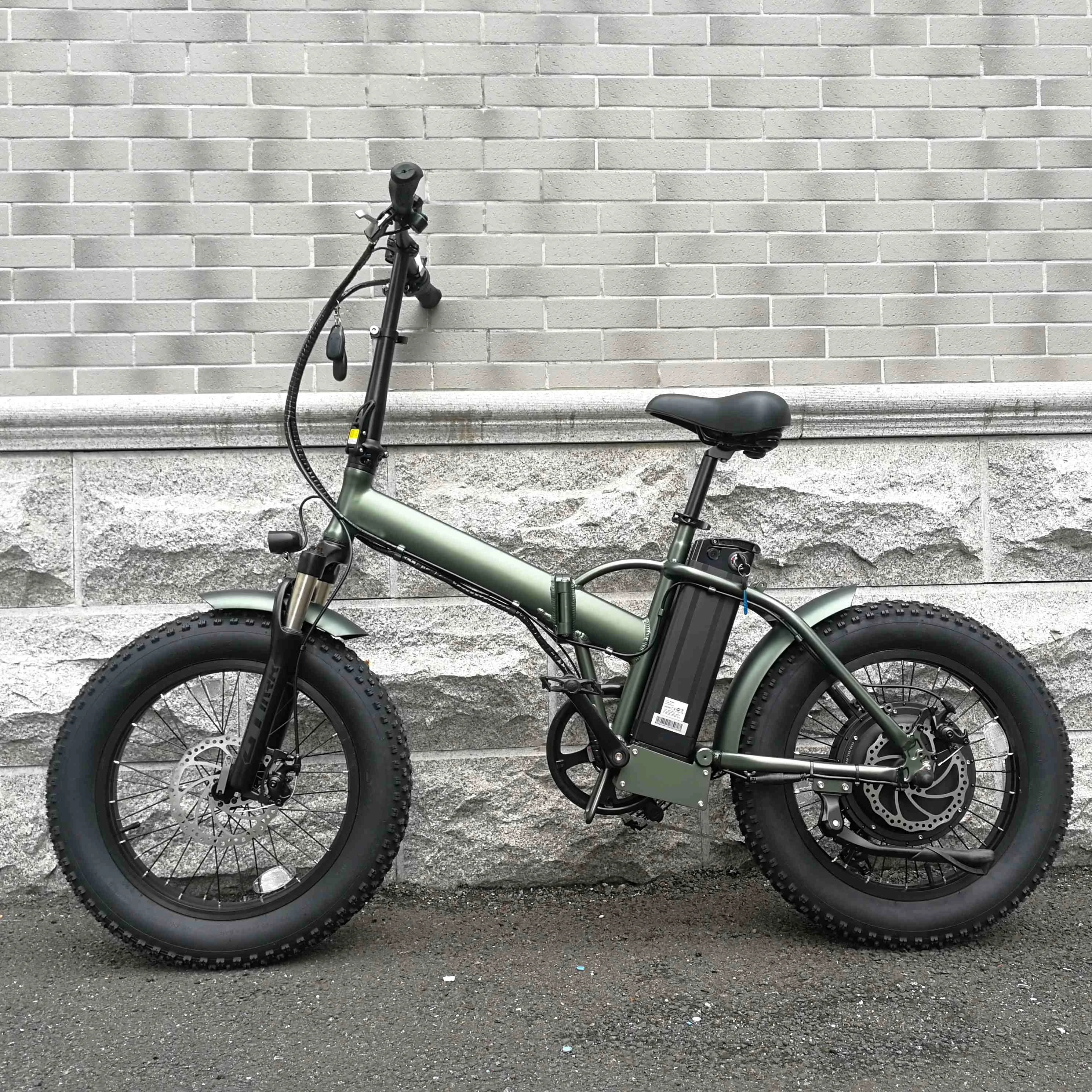 Folding ebike 48v mtb ebike 1000w fat tire electric bike 20'' fat electric bicycle, Matte green/rose red/black/grey
Folding ebike 48v mtb ebike 1000w fat tire electric bike 20'' fat electric bicycle, Matte green/rose red/black/grey