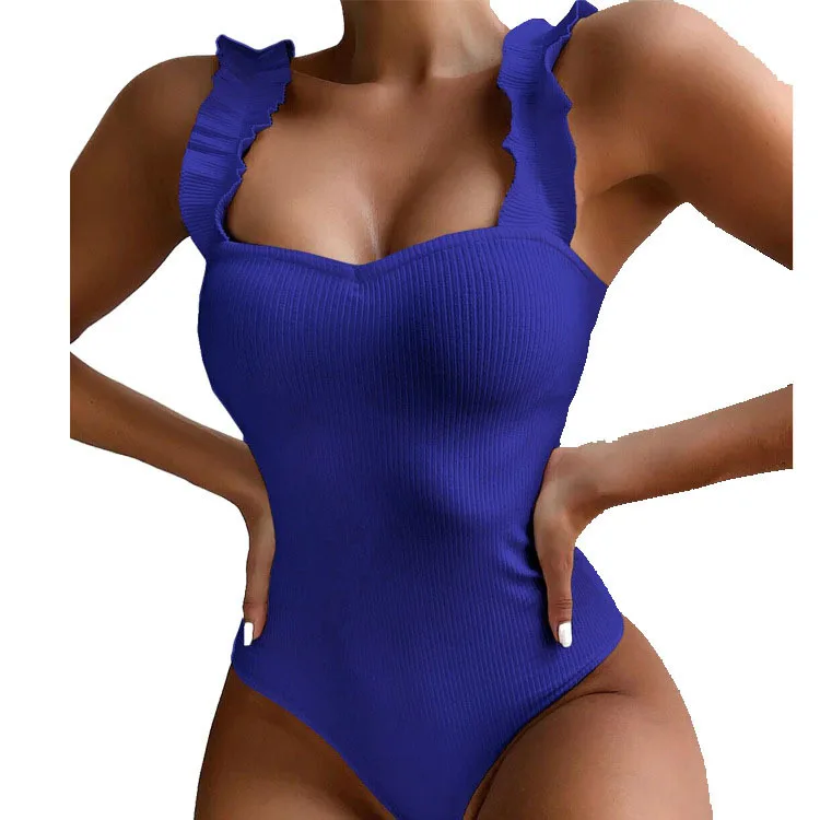Women Sexy one piece ruffle Solid swimsuit woman push up Padded bikini swimwear Bathing Suits
Women Sexy one piece ruffle Solid swimsuit woman push up Padded bikini swimwear Bathing Suits