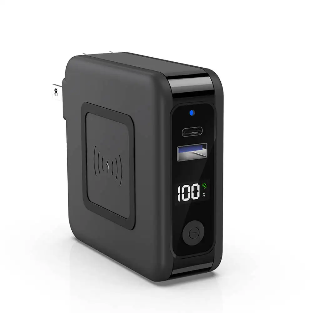 3 in 1 Universal Travel Charger Power Adapter Smartphone Wireless Charger Power Bank 10000mAh for iPhone 12
3 in 1 Universal Travel Charger Power Adapter Smartphone Wireless Charger Power Bank 10000mAh for iPhone 12