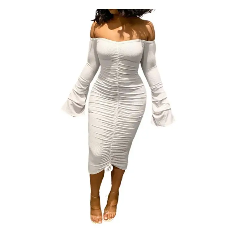 Best Design New Style Autumn Casual Dress 2020 Fashion Off Shoulder Long Sleeve Dress Women Dresses For Ladies
Best Design New Style Autumn Casual Dress 2020 Fashion Off Shoulder Long Sleeve Dress Women Dresses For Ladies