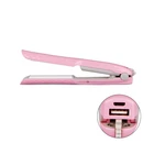 Fast rechargeable Ceramic travel hair iron mini cordless flat iron small wireless usb hair straightener