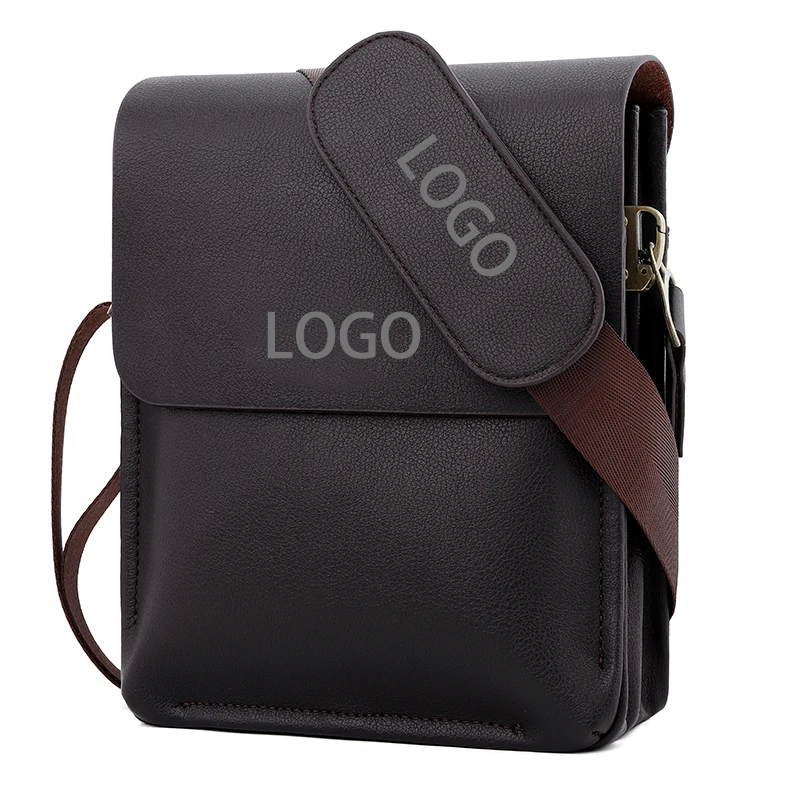 Custom Logo accept high quality pu leather messenger bag cross body bag for man, 2colors
Custom Logo accept high quality pu leather messenger bag cross body bag for man, 2colors