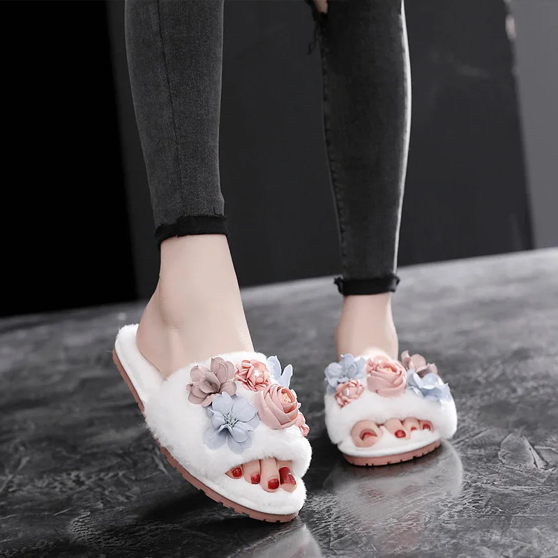 PDEP 2021 new style women Cute flower Flat Ladies Soft Slides faux rabbit fur Shoes Female Bling home Casual Sandals, White,pink,grey,purple,red
PDEP 2021 new style women Cute flower Flat Ladies Soft Slides faux rabbit fur Shoes Female Bling home Casual Sandals, White,pink,grey,purple,red