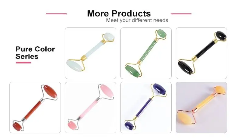 noiseless anti aging therapy 100% natural scraping massage tools handheld welded skin electric clear derma roller jade roller