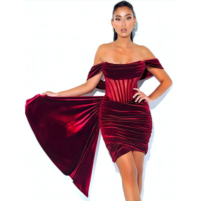 Quinceanera Modest New Year Girls Party Wear Dresses For Women Evening 2022, Blue,burgundy
Quinceanera Modest New Year Girls Party Wear Dresses For Women Evening 2022, Blue,burgundy