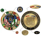Logo Coin Ny Custom Design Logo Military Donald Challenge Coin Metal Antique Gold Bronze Coin Challenge Souvenir Coin