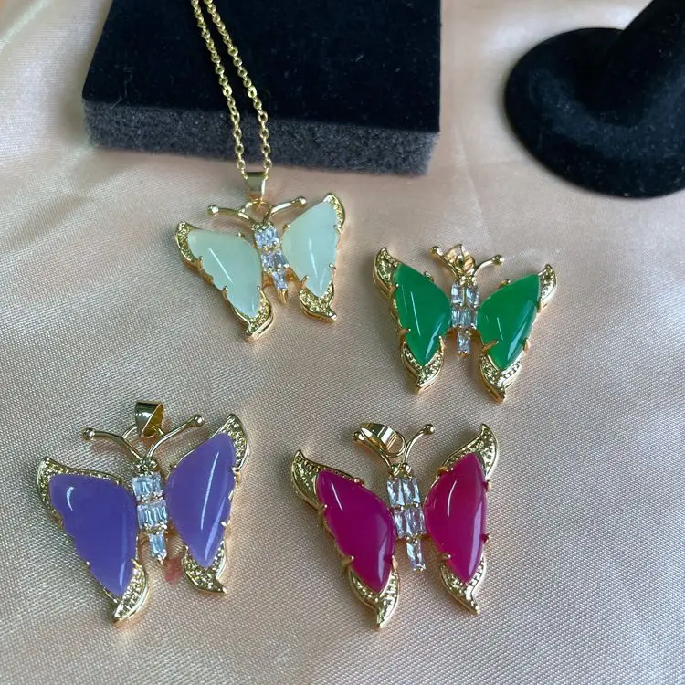 jialin jewelry fashion Green jade butterfly necklace butterfly charm jade jewelry pendant women lucky necklace
jialin jewelry fashion Green jade butterfly necklace butterfly charm jade jewelry pendant women lucky necklace