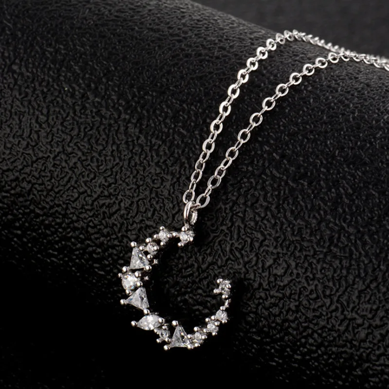 silver moon irregular necklace female Korean version full temperament crescent short clavicle chain
silver moon irregular necklace female Korean version full temperament crescent short clavicle chain