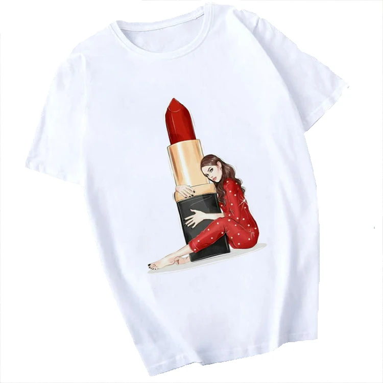 2021 China Wholesale Premium Summer Fashion Custom Printing Women's T-shirts, Different colors and support to customized
2021 China Wholesale Premium Summer Fashion Custom Printing Women's T-shirts, Different colors and support to customized