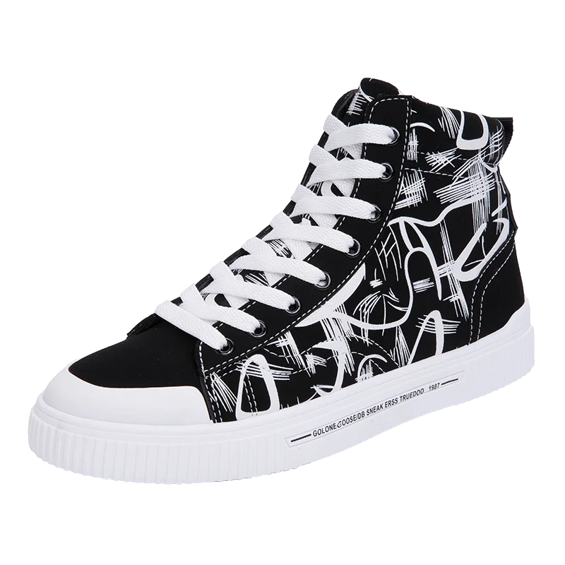2021 New Men Casual Shoes High Top footwear Men rubber Shoes Platform Sneakers Quality Men's Sneakers, Black red/black white/black blue
2021 New Men Casual Shoes High Top footwear Men rubber Shoes Platform Sneakers Quality Men's Sneakers, Black red/black white/black blue