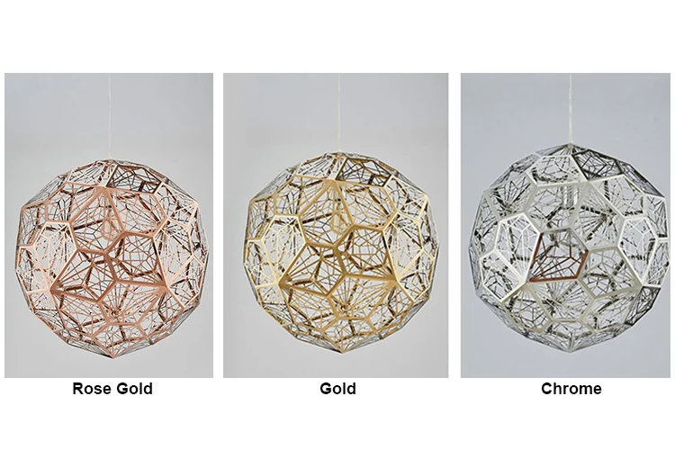 Modern Etch Web Stainless Steel Lampshade pendant light led Kitchen Home Decor Industrial Linghting pendant lamp