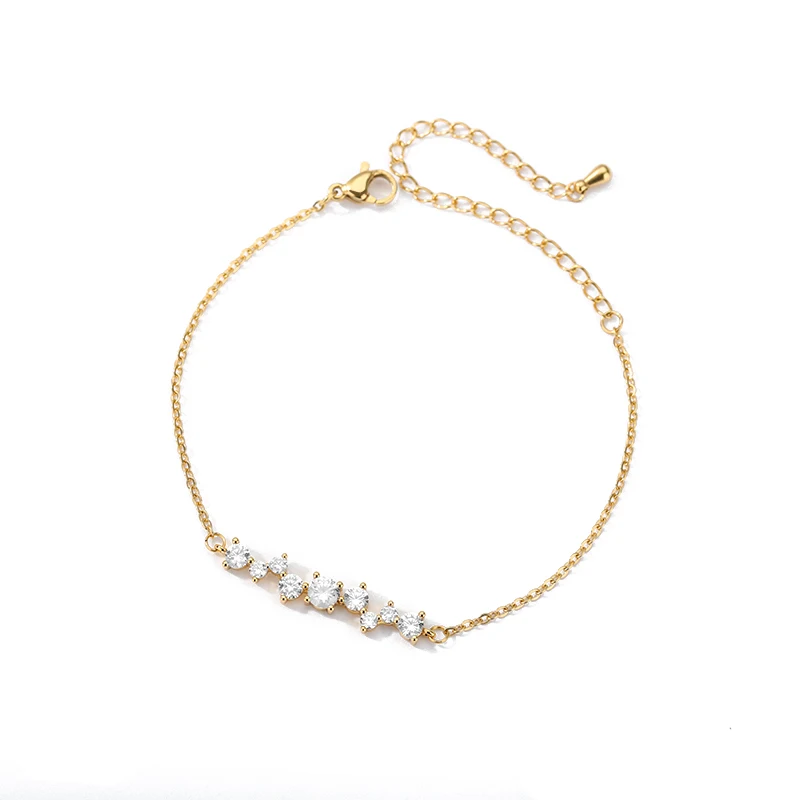 Wholesale 18K Gold Plated Cz Bracelet For Party Gift Adjustable Bracelet Zircon Charm Bracelet, Gold,platinum
Wholesale 18K Gold Plated Cz Bracelet For Party Gift Adjustable Bracelet Zircon Charm Bracelet, Gold,platinum