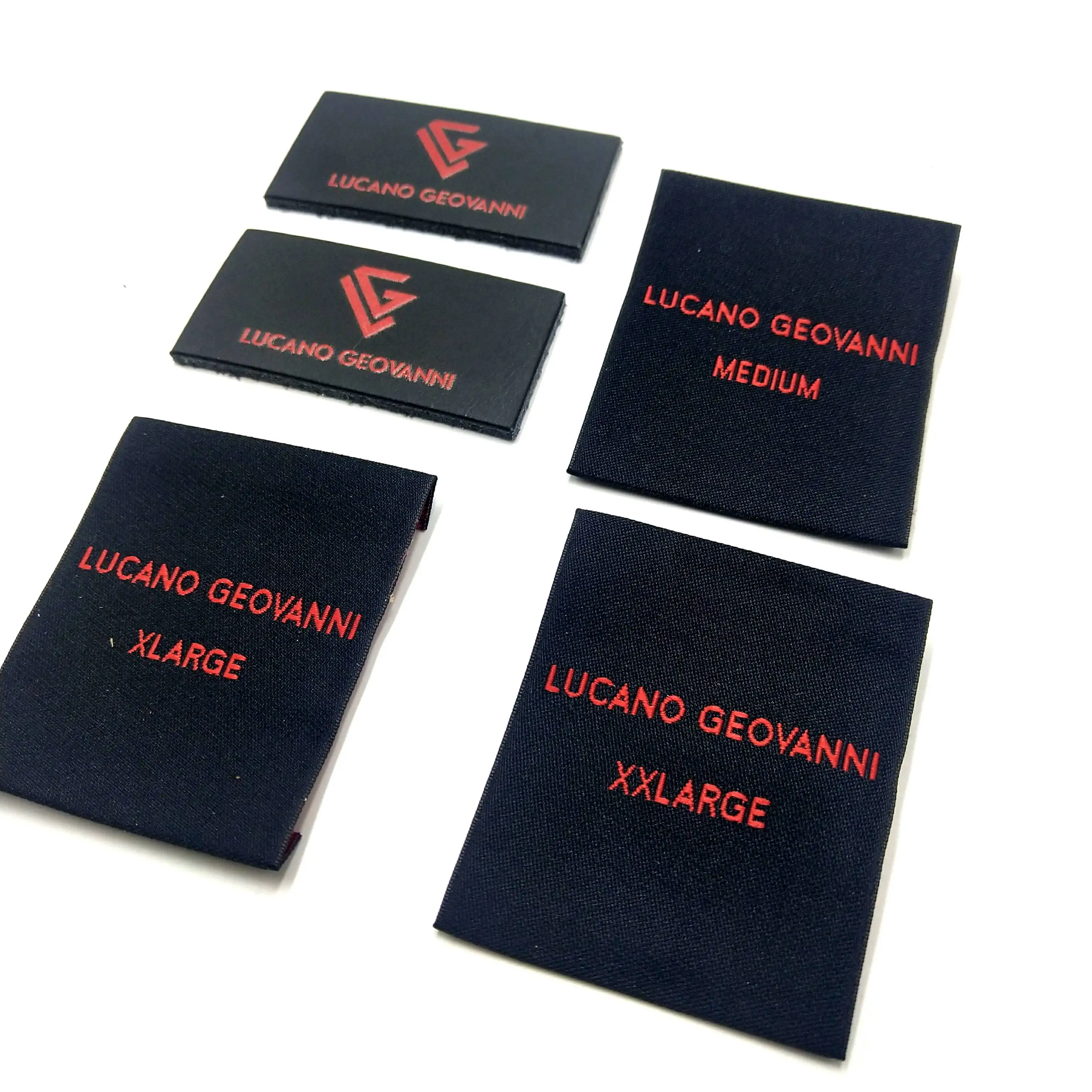 Manufacturer black cotton satin clothing evening dresses swimwear training fitness girls' dresses woven label LOGO tag, Max 8 color for woven labels
Manufacturer black cotton satin clothing evening dresses swimwear training fitness girls' dresses woven label LOGO tag, Max 8 color for woven labels