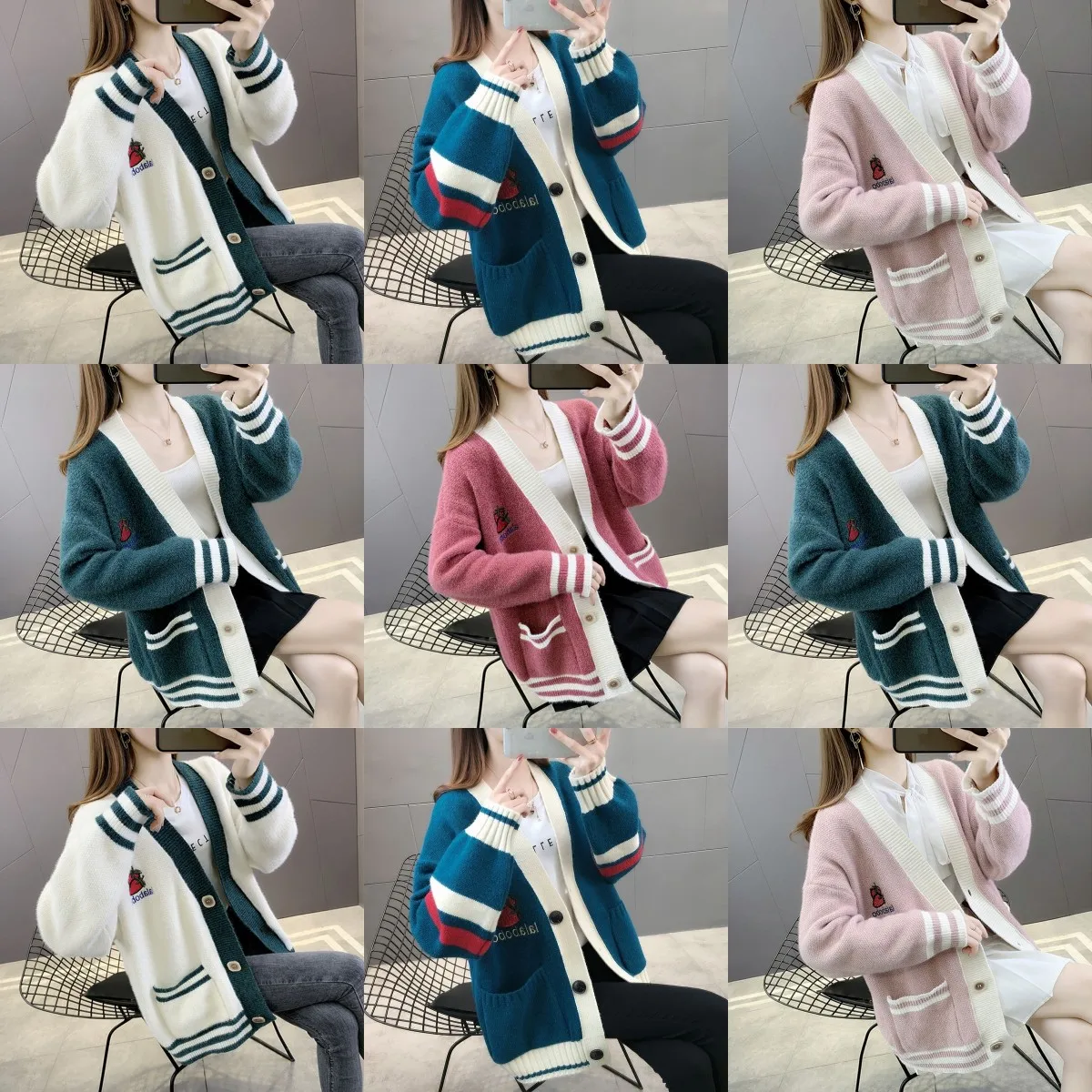 Fashion women's cardigans factory produces plus size sweaters for cheap wholesale womens sweaters pullover
Fashion women's cardigans factory produces plus size sweaters for cheap wholesale womens sweaters pullover