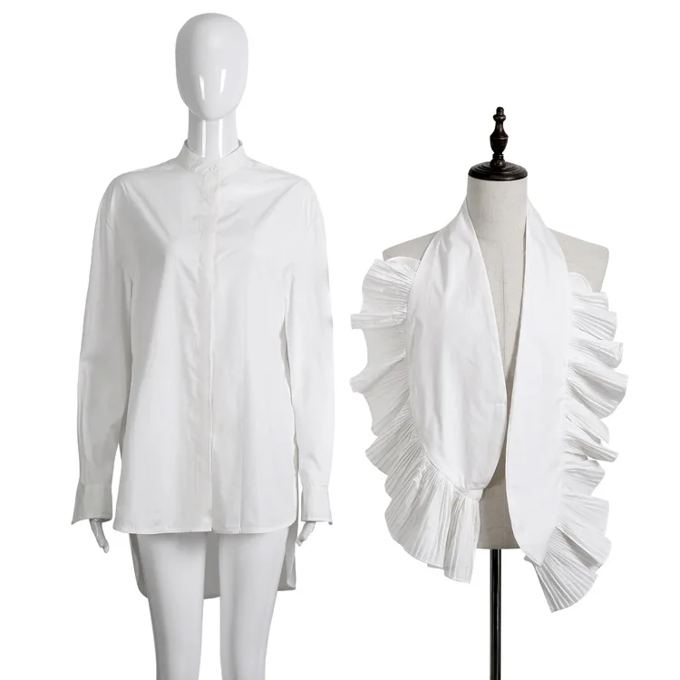 1126 New Autumn girls personalized cheap white shirt women trendy new model blouse, Customized color
1126 New Autumn girls personalized cheap white shirt women trendy new model blouse, Customized color