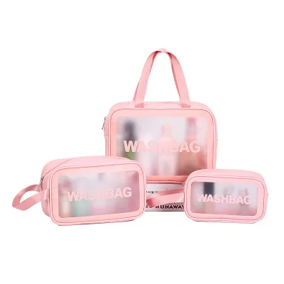 Summer hot sale 3PCS a Set Clear Transparent Makeup Cosmetic Pouch Travel Bag for Women
Summer hot sale 3PCS a Set Clear Transparent Makeup Cosmetic Pouch Travel Bag for Women