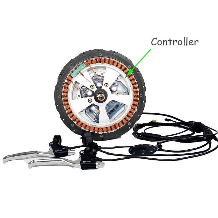 Fancy Pie magic smart controller built in motor electric bicycle 700c wheel kit, Black
Fancy Pie magic smart controller built in motor electric bicycle 700c wheel kit, Black