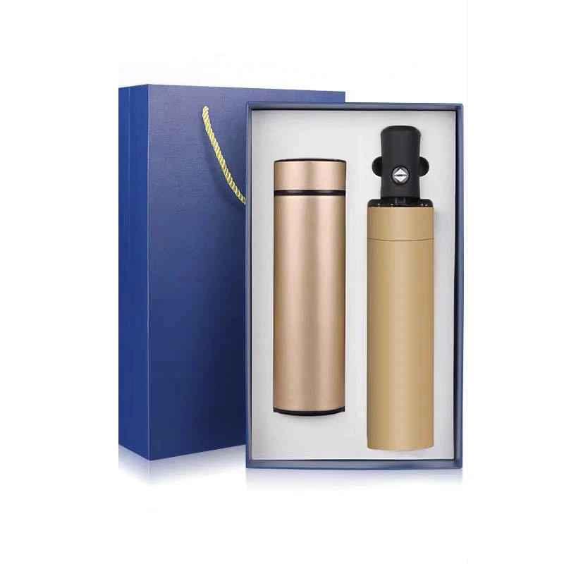 Seaygift Custom company logo stainless steel vacuum thermos gift set water bottle and umbrella business gift box set, Blue/black/red/gold
Seaygift Custom company logo stainless steel vacuum thermos gift set water bottle and umbrella business gift box set, Blue/black/red/gold