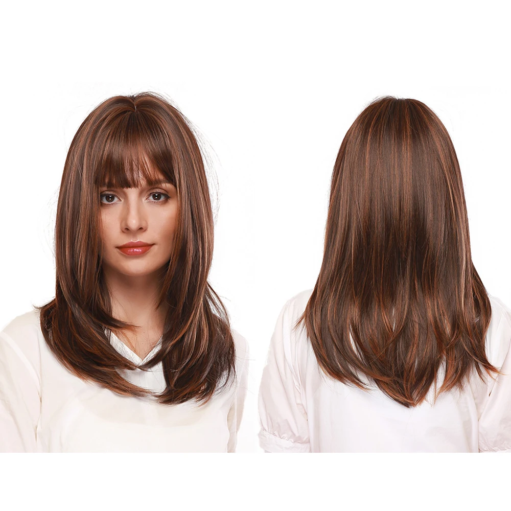 Long Straight Dark Brown Wig with High Gloss Women's Fluffy Synthetic Wig Breathable Wig Set Quick Delivery
Long Straight Dark Brown Wig with High Gloss Women's Fluffy Synthetic Wig Breathable Wig Set Quick Delivery