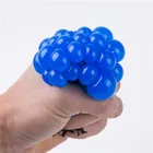 sample free factory Light release Grape Balls Pressure squishy gel led Mesh ball