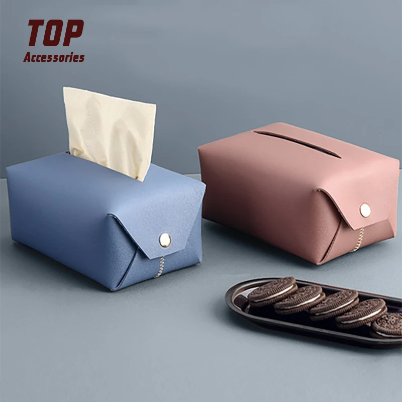 

High Quality Custom Car Leather Paper Tissue Box
