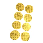 Custom Waterproof Small Round Food Safety Label Hologram Laser Security Void Sticker for Product