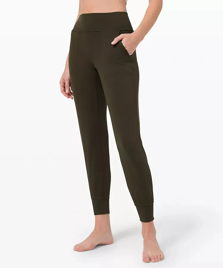 

1pcs Custom Logo 80%Nylon 20% Spandex Buttery Soft V High Waist Workout Fitness Yoga Jogger Pants Leggings For Women